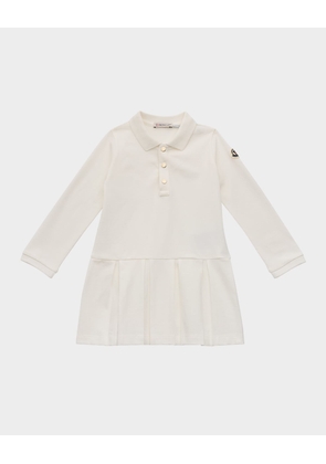 Girl's Pleated Polo Dress, Size 6M-3