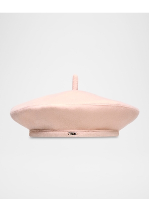 Carter Blush Cashmere Beret