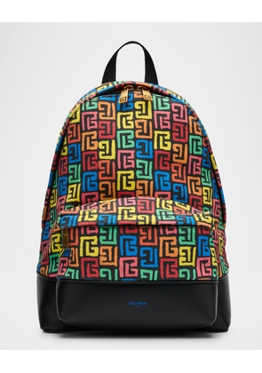 Men's Multicolor PB Labyrinth Canvas Backpack