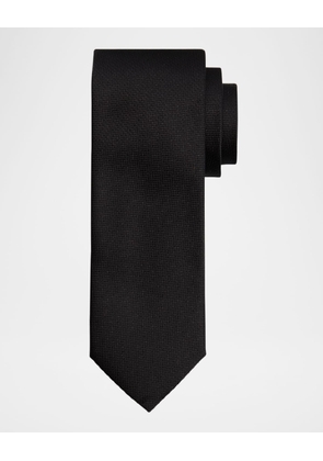 Men's Woven Micro-Pattern Silk Tie