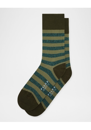 Men's Sensitive Mapped Line Crew Socks