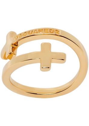 Dsquared2 Gold Jesus Ring