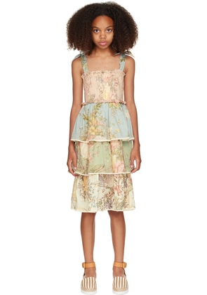 ZIMMERMANN Kids Multicolor Waverly Dress