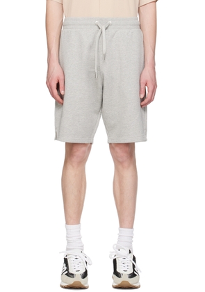 AMI Paris Gray Ami de Caur Shorts