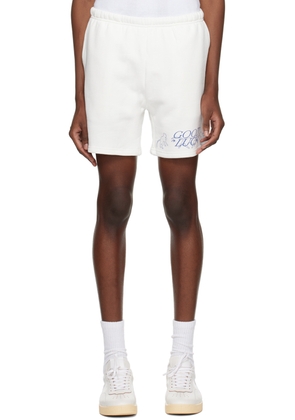 Mr. Saturday Off-White Graphic Shorts