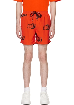 Ksubi Orange 'Unity' Shorts