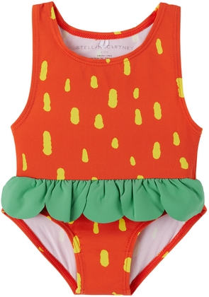 Stella McCartney Baby Red Strawberry Swimsuit