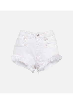 Marant Etoile Eneidao frayed denim shorts