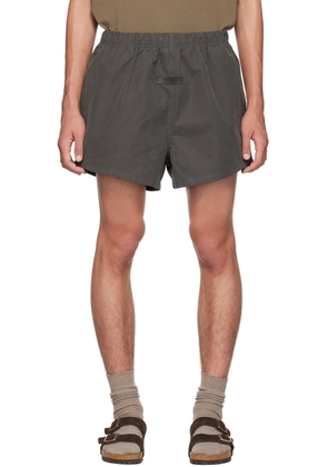 Fear of God ESSENTIALS Gray Cotton Shorts