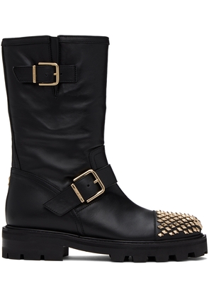 Jimmy Choo Black Biker II Boots