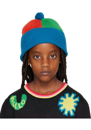 Stella McCartney Kids Multicolor Colorblock Beanie