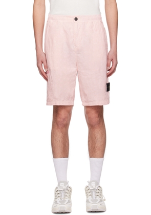 Stone Island Pink L0530 Tela-TC Shorts