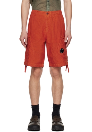 C. P. Company Orange Light Shorts