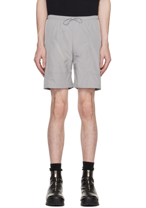 HELIOT EMIL Gray Track Shorts