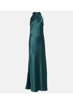 Galvan Sienna satin gown