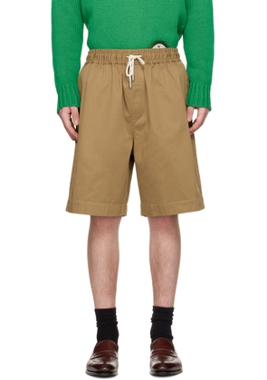 Emporio Armani Khaki Oversized Shorts