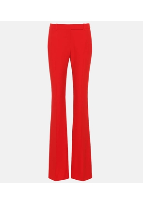 Alexander McQueen Mid-rise flared pants