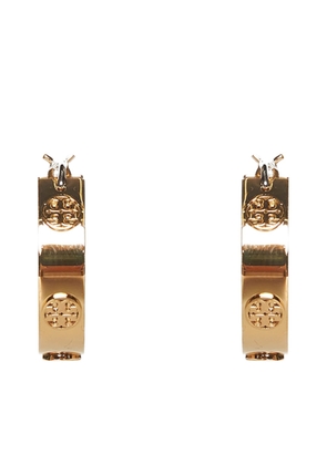 Tory Burch Miller Double T Stud Hoop Earrings