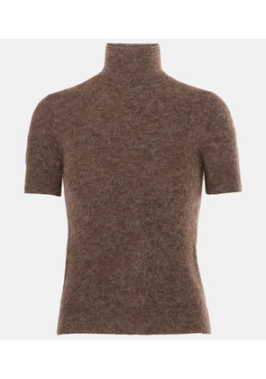 Ralph Lauren Collection Wool-blend turtleneck top