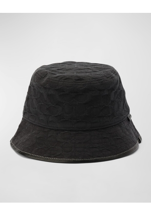 Signature C Denim Bucket Hat