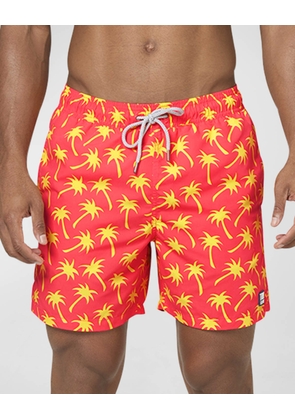 Men's Palm-Print Swim Shorts