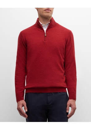 Men's Cashmere Quarter-Zip Sweater