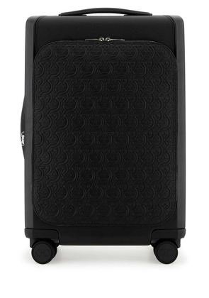 Ferragamo Black Polycarbonate Trolley