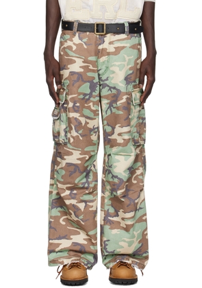 ERL Green Camo Cargo Pants