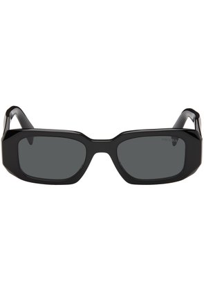 Prada Eyewear Black Rectangular Sunglasses