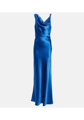 Veronica Beard Sanderson satin maxi dress