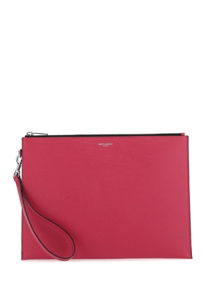 Saint Laurent Fuchsia Leather Tablet Case