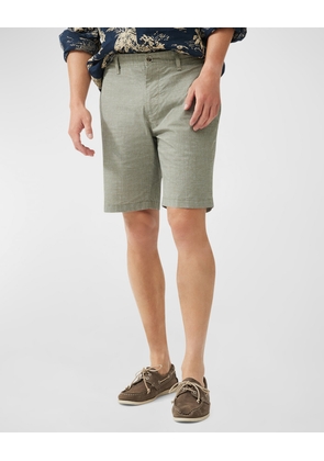 Men's Phillipstown Micro-Printed Bermuda Shorts, 9' Inseam