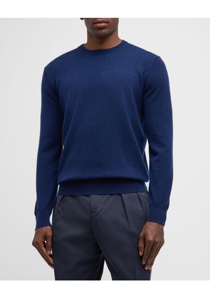 Men's Solid Cashmere Crewneck Sweater