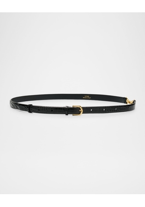 Double Clasp Leather Belt