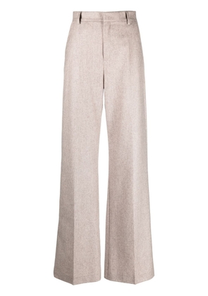 THE ANDAMANE tailored wide-leg trousers - Neutrals