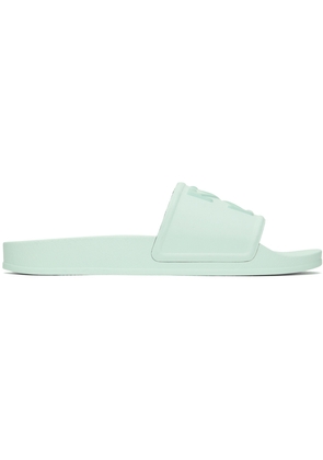 Off-White Green Arrow Pool Slides