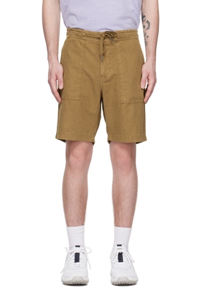 BOSS Beige Drawstring Shorts