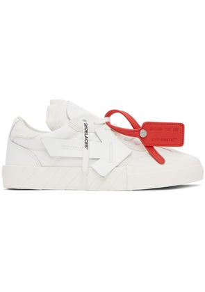 Off-White White Floating Arrow Vulcanized Sneakers