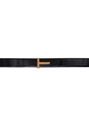 TOM FORD Black T Icon Belt