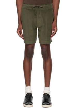 TOM FORD Khaki Towelling Shorts