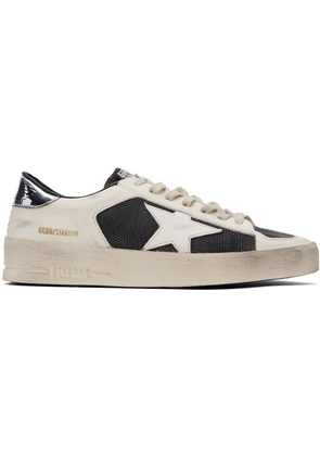 Golden Goose Off-White & Black Stardan Sneakers