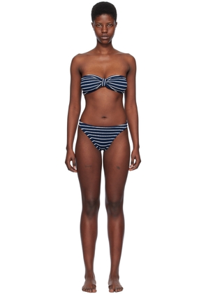 Hunza G Navy Jean Bikini