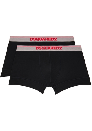 Dsquared2 Two-Pack Black Boxer Briefs