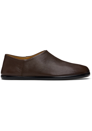 Maison Margiela Brown Tabi Babouches Loafers