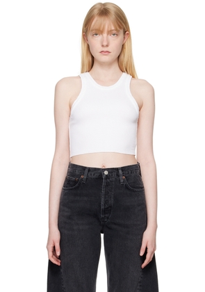 AGOLDE White Bailey Tank Top