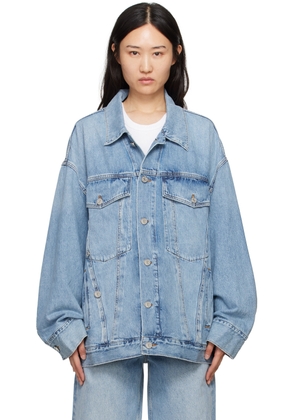 AGOLDE Blue Reworked Wayne Denim Jacket