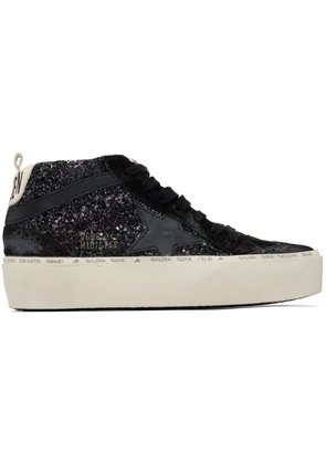 Golden Goose Black Mid Star Sneakers