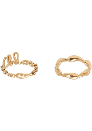 Chloé Gold 'The Chloé Iconic' Ring Set