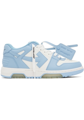 Off-White White & Blue Out Of Office Sneakers