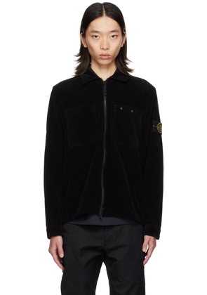 Stone Island Black Zip Overshirt